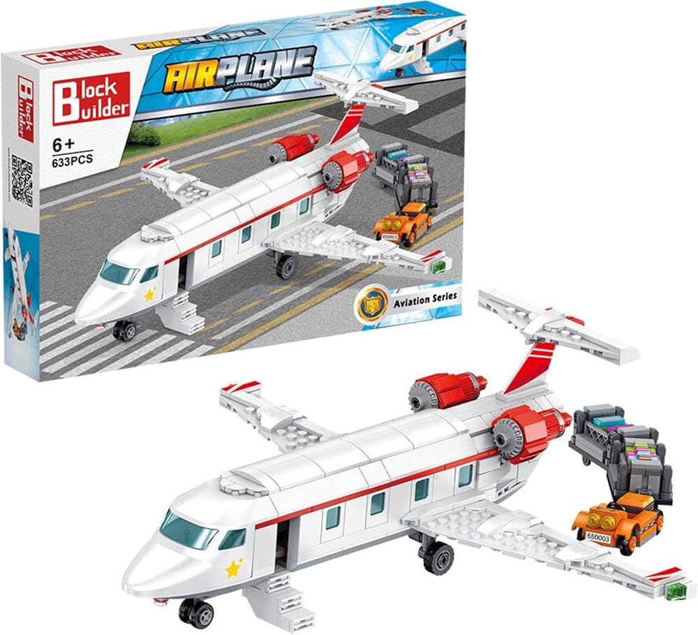 Passenger Airplane building block set