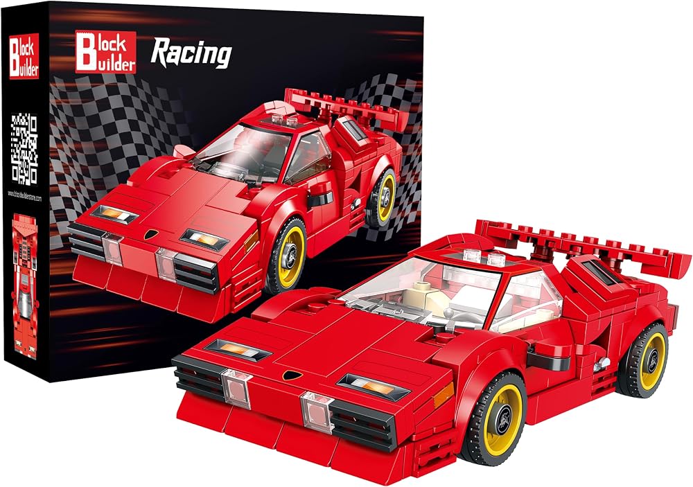 Retro Racer building block set