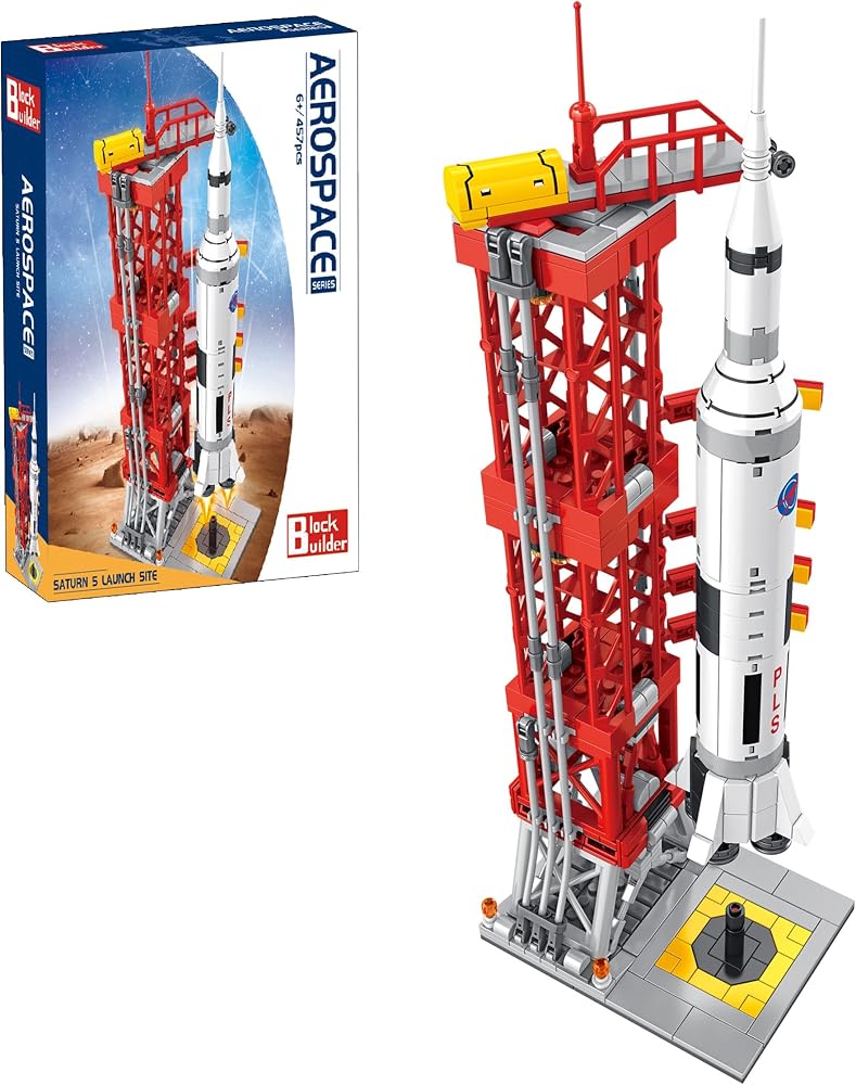 Rocket Launch Pad building block set