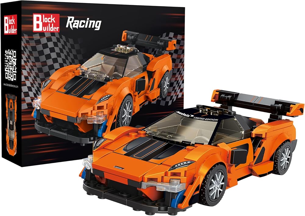 Track Supercar building block set