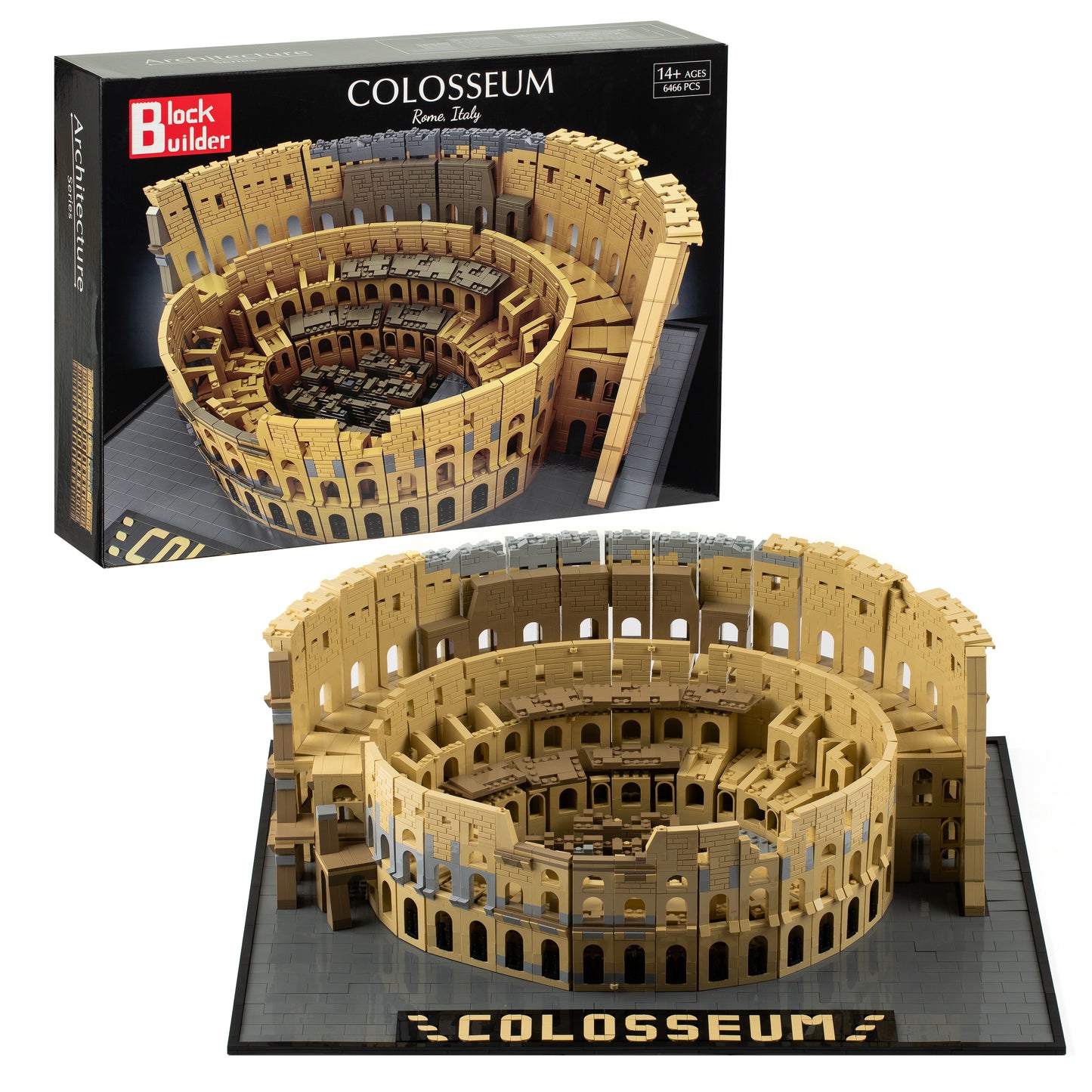 Roman Colosseum Building Block Set (6466pcs).